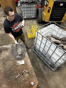 Efficient Scrap Metal Sorting at Recycling Facility